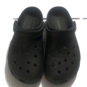 Crocs Black Clogs Adult Women Size 11 Mens Size 9 Slip On